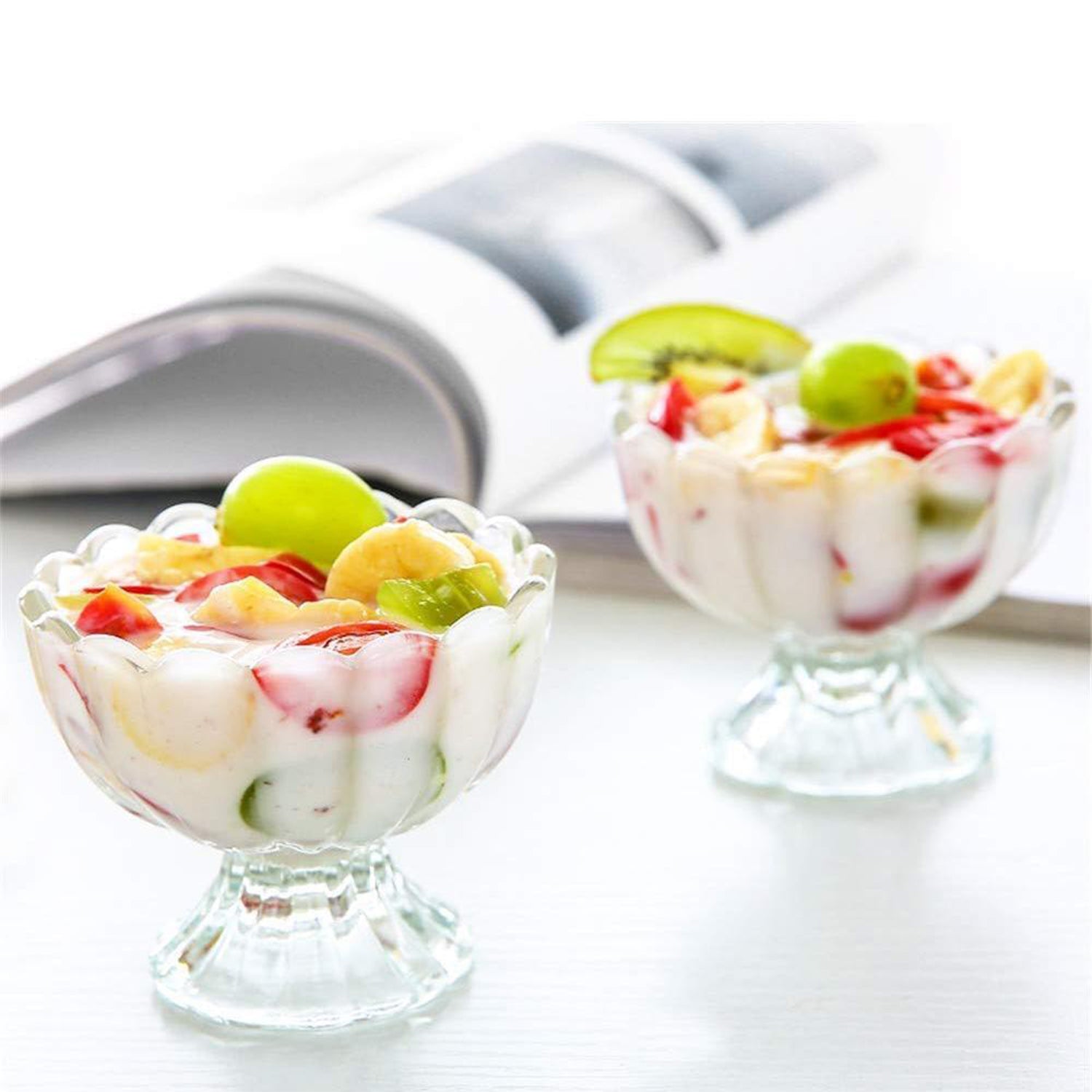 0091c Serving Dessert Bowl Ice Cream Salad Fruit Bowl - 6pcs Serving Dessert Bowl Ice Cream Salad Fruit Bowl - 6pcs 0091c Serving Dessert Bowl Ice Cream Salad Fruit Bowl - 6pcs Serving Dessert Bowl Ice Cream Salad Fruit Bowl - 6pcs